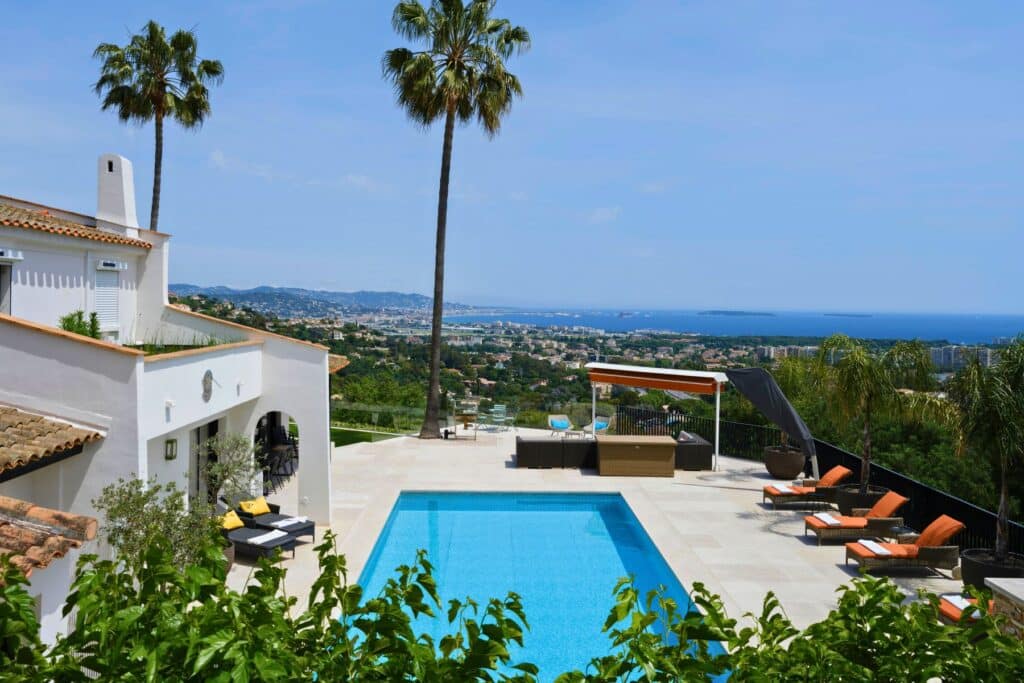 Villa Mandelieu-la-Napoule - Cannes, Côte d'Azur - vakantiehuis met privézwembad, sauna en zeezicht - vakantiehuis tot 12 personen