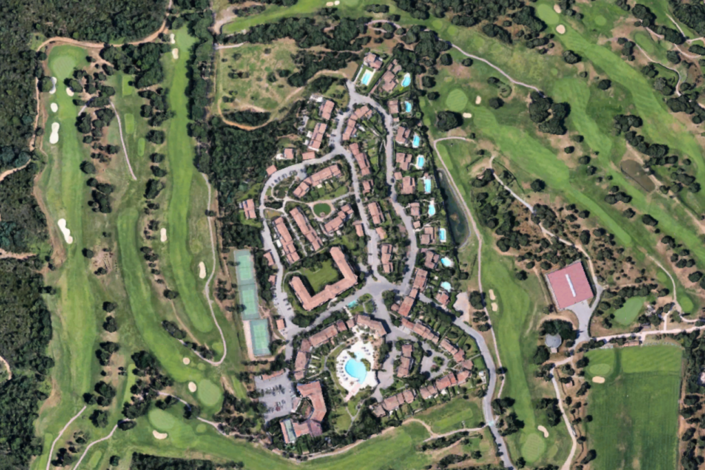 Domaine du Golf wordt omringd door een 18 holes golfbaan