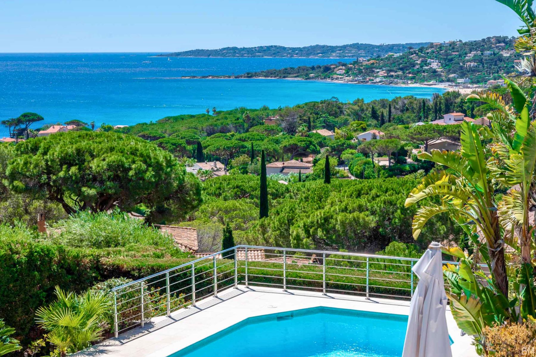 Vakantiehuis Sainte-Maxime met zeezicht en privézwembad - uitzicht op Saint-Tropez - Villa Esther