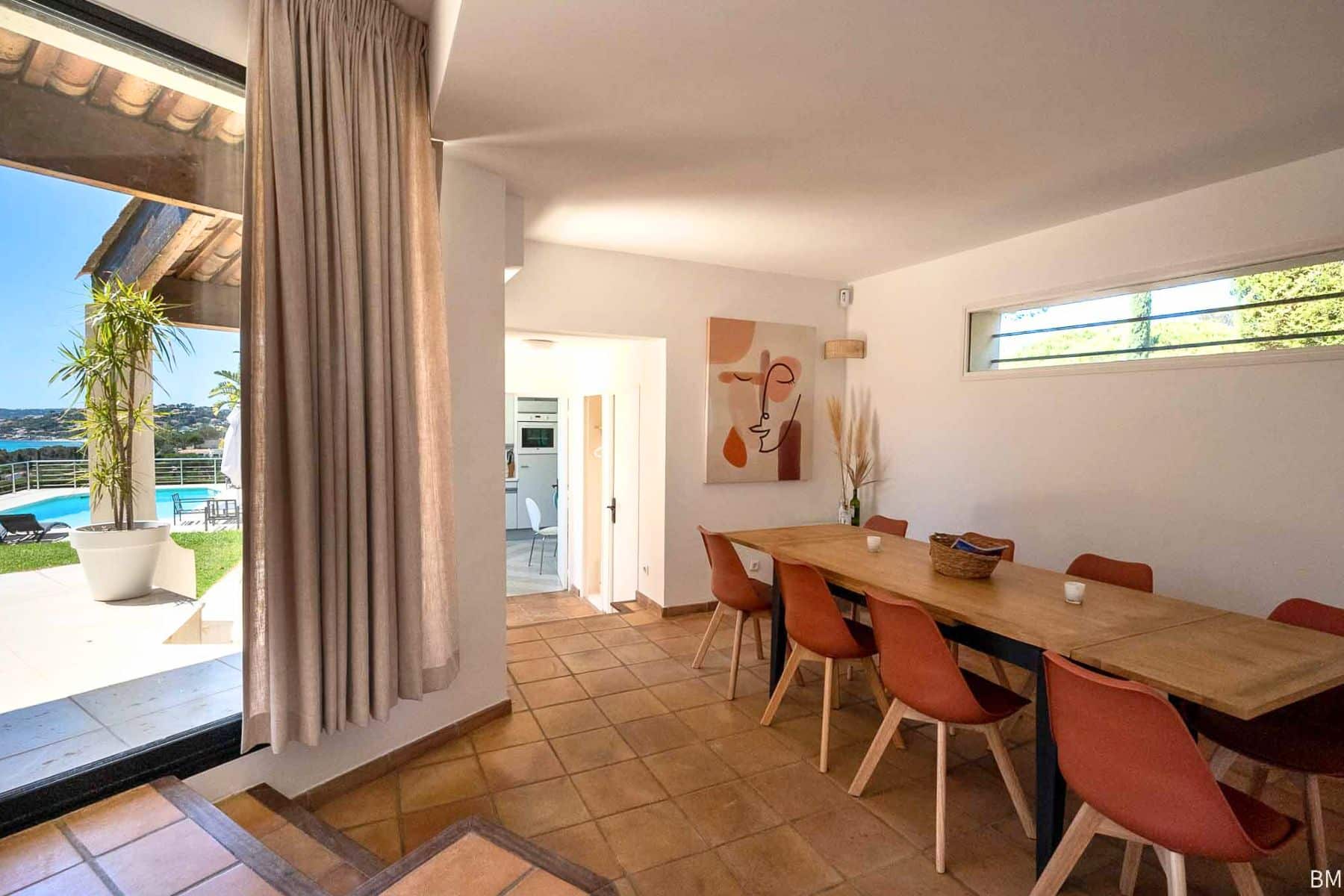 Vakantiehuis Sainte-Maxime met zeezicht en privézwembad - uitzicht op Saint-Tropez - Villa Esther