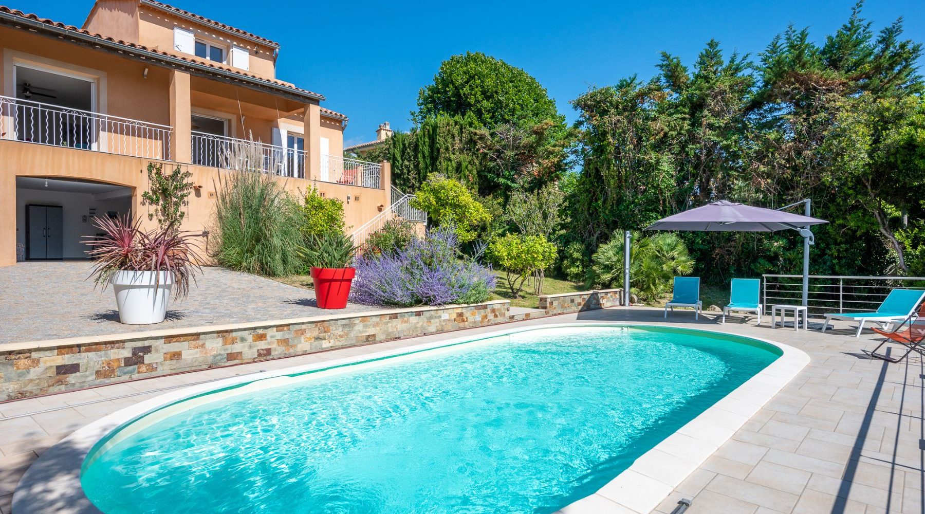 Vakantiehuis Côte d'Azur met privé zwembad - Esprit du Sud La petite Afrique (1)